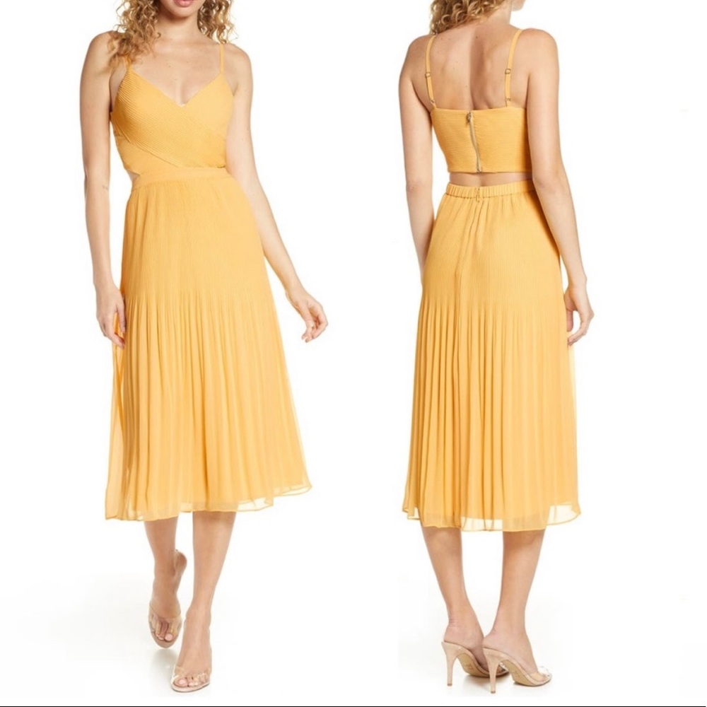 Ali & Jay Dress | For the Gram Chiffon Midi Dress